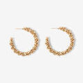 Boucles d'oreille sur Grenoble : Boucles oreilles Lollipops Cr&eacute;oles perles dor&eacute;es Dor&eacute;