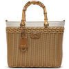 Sac &agrave; main Liu Jo Petit sac en raphia Beige