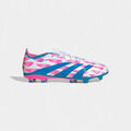 Chaussures de foot adidas Predator League FG Cloud White Solar Blue Solar Pink Grenoble