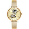 Montre Pierre Lannier Montre Femme MELODIE Blanc Acier milanais Dor&eacute; Blanc