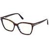 Lunettes de soleil Tom Ford FT5812-B Cadres Optiques, Havana, 53 mm