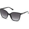 Lunettes sur Grenoble : Lunettes de soleil Guess GU7748 Lunettes de soleil, Noir/Fum&eacute;e, 60 mm Noir