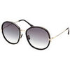 Lunettes de soleil Tom Ford FT0946 HUNTER-02 Lunettes de soleil, Noir/Fum&eacute;e, 58 mm Noir