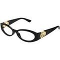 Lunettes sur Grenoble : Lunettes de soleil Gucci GG1693O Cadres Optiques, Noir/Transparent, 52 mm