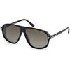 Lunettes de soleil Tom Ford FT1208 GUILLAUME Lunettes de soleil, Noir/Fum&eacute;e, 61 mm Noir