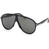 Lunettes de soleil Tom Ford FT1211 VLADIMIR Lunettes de soleil, Noir/Vert, 65 mm