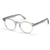 Lunettes de soleil Tom Ford FT5557-B Cadres Optiques, Gris, 48 mm