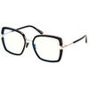 Lunettes de soleil Tom Ford FT5985-B Cadres Optiques, Noir, 55 mm
