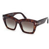Lunettes de soleil Tom Ford FT1191 LUNA Lunettes de soleil, Havana/Fum&eacute;e, 52 mm