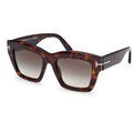 Lunettes de soleil Tom Ford FT1191 LUNA Lunettes de soleil, Havana/Fum&eacute;e, 52 mm Grenoble