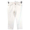 Jeans sur Grenoble : Jeans 3/4 & 7/8 Camaieu Pantalon Taille 36 / S Blanc