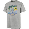 T-shirt '47 Brand 47 TEE MLB ATHLETICS ECHO CINDERBLOCK Grenoble