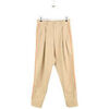 Pantalon Mes Demoiselles Pantalon droit en coton beige