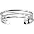 Bracelets Les Georgettes Manchette Liens argent&eacute;e 14mm Blanc Grenoble