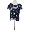 T-shirt Sandro T-shirt en coton bleu