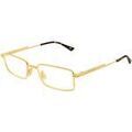 Lunettes sur Grenoble : Lunettes de soleil Bottega Veneta BV1467O Cadres Optiques, Or/Transparent, 56 mm Dor&eacute;