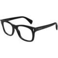 Lunettes sur Grenoble : Lunettes de soleil McQ Alexander McQueen AM0551O Cadres Optiques, Noir/Transparent, 52 mm