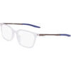 Lunettes de soleil Nike 7227 Cadres Optiques, Transparent/Transparent, 54 mm