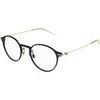 Lunettes de soleil Montblanc MB0357O Cadres Optiques, Noir/Transparent, 49 mm