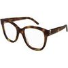 Lunettes de soleil Saint Laurent SL M97 Cadres Optiques, Havana/Transparent, 54 mm
