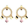 Boucles oreilles Les Georgettes Boucles d'oreilles Les Cadettes Victoria rose