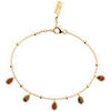Bracelets Les Georgettes Bracelet dor&eacute; pampilles Collection Les Cadettes Jaune