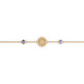 Bracelets Les Georgettes Bracelet Les Cadettes Birthstones F&eacute;vrier am&eacute;thyste Jaune Grenoble