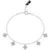 Bracelets Les Georgettes Bracelet Fleurs argent&eacute; Collection Les Cadettes Blanc