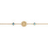 Bracelets Les Georgettes Bracelet souple Les Cadettes Birthstones D&eacute;cembre topaze Jaune