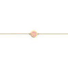 Bracelets Les Georgettes Bracelet souple Les Cadettes Lotus laqu&eacute; rose Jaune
