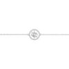 Bracelets Les Georgettes Bracelet Oeil argent&eacute; 16mm Blanc