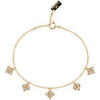 Bracelets Les Georgettes Bracelet Fleurs dor&eacute; Collection Les Cadettes Jaune