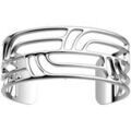 Bracelets sur Grenoble : Bracelets Les Georgettes Manchette Moderne argent&eacute;e 25mm Blanc