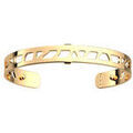 Bracelets Les Georgettes Manchette Perroquet dor&eacute;e 8mm Jaune
