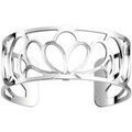 Bracelets Les Georgettes Bracelet jonc collection flora 25 mm argent&eacute; Blanc