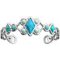 Bracelets Les Georgettes Bracelet jonc ROSACE 14MM Grenoble
