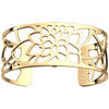 Bracelets Les Georgettes Manchette N&eacute;nuphar dor&eacute;e 25mm Jaune