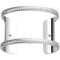 Bracelets Les Georgettes Bracelet Pure Tresse argent&eacute; 40mm Blanc Grenoble