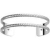 Bracelets Les Georgettes Bracelet Pure Tresse argent&eacute; 14mm Blanc