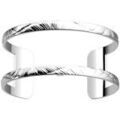 Bracelets Les Georgettes Manchette Pure Riviera argent&eacute;e 25mm Blanc