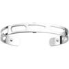 Bracelets Les Georgettes Manchette Girafe argent&eacute;e 8mm Blanc