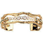 Bracelets Les Georgettes Manchette bianca 14 mm