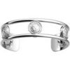 Bracelets Les Georgettes Bracelet P&eacute;pite argent&eacute; 14mm Blanc