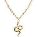 Colliers sur Grenoble : Collier Les Georgettes Colliier Serpent dor&eacute; 16mm Jaune