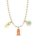 Colliers sur Grenoble : Collier Les Georgettes Collier Les Cadettes Felicidad dor&eacute; Jaune