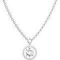 Colliers sur Grenoble : Collier Les Georgettes Collier Oeil argent&eacute; Blanc