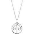 Colliers sur Grenoble : Collier Les Georgettes Collier Balance argent&eacute; 20mm Blanc
