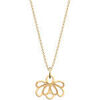 Collier Les Georgettes Collier Flora dor&eacute; Jaune