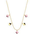 Colliers sur Grenoble : Collier Les Georgettes Collier Les Cadettes Victoria dor&eacute; et rose Jaune