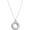 Colliers sur Grenoble : Collier Les Georgettes Collier P&eacute;pite argent&eacute; 20mm Blanc